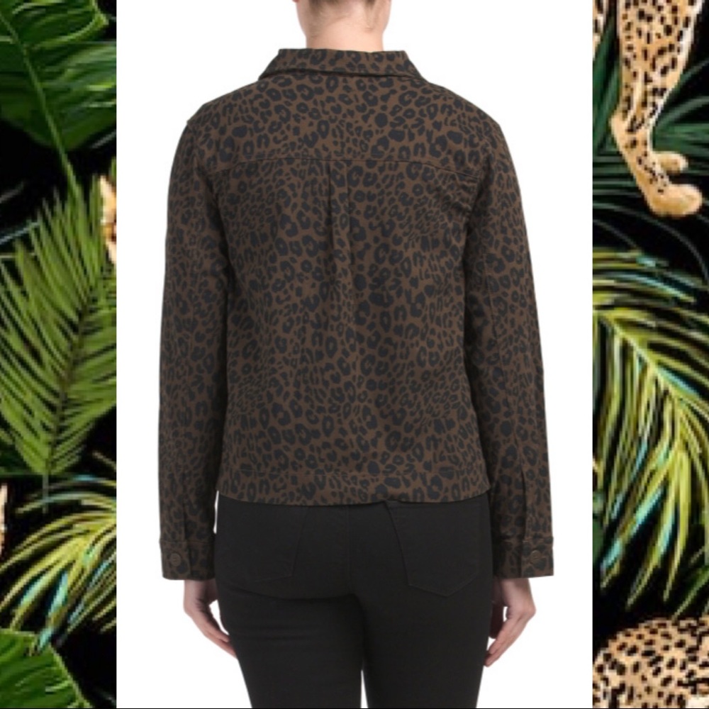 Spotted Leopard Utility Jacket 🆕 - Picture 2 of 2